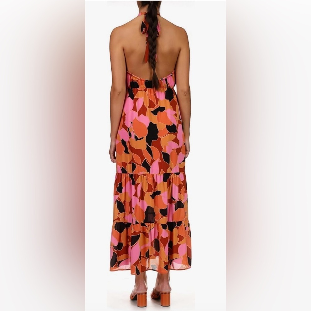 ANTHROPOLOGIE | SANCTUARY Printed Backless Halter Maxi Dress - Picture 2 of 9